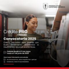 ¡Postula a Crédito Pro 2025 del PRONABEC!